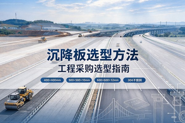 黄埔沉降板选择方法