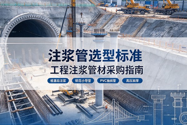 黄埔注浆管选型标准