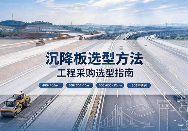 黄埔沉降板选择方法