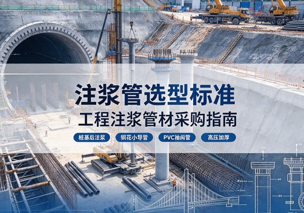 黄埔注浆管选型标准
